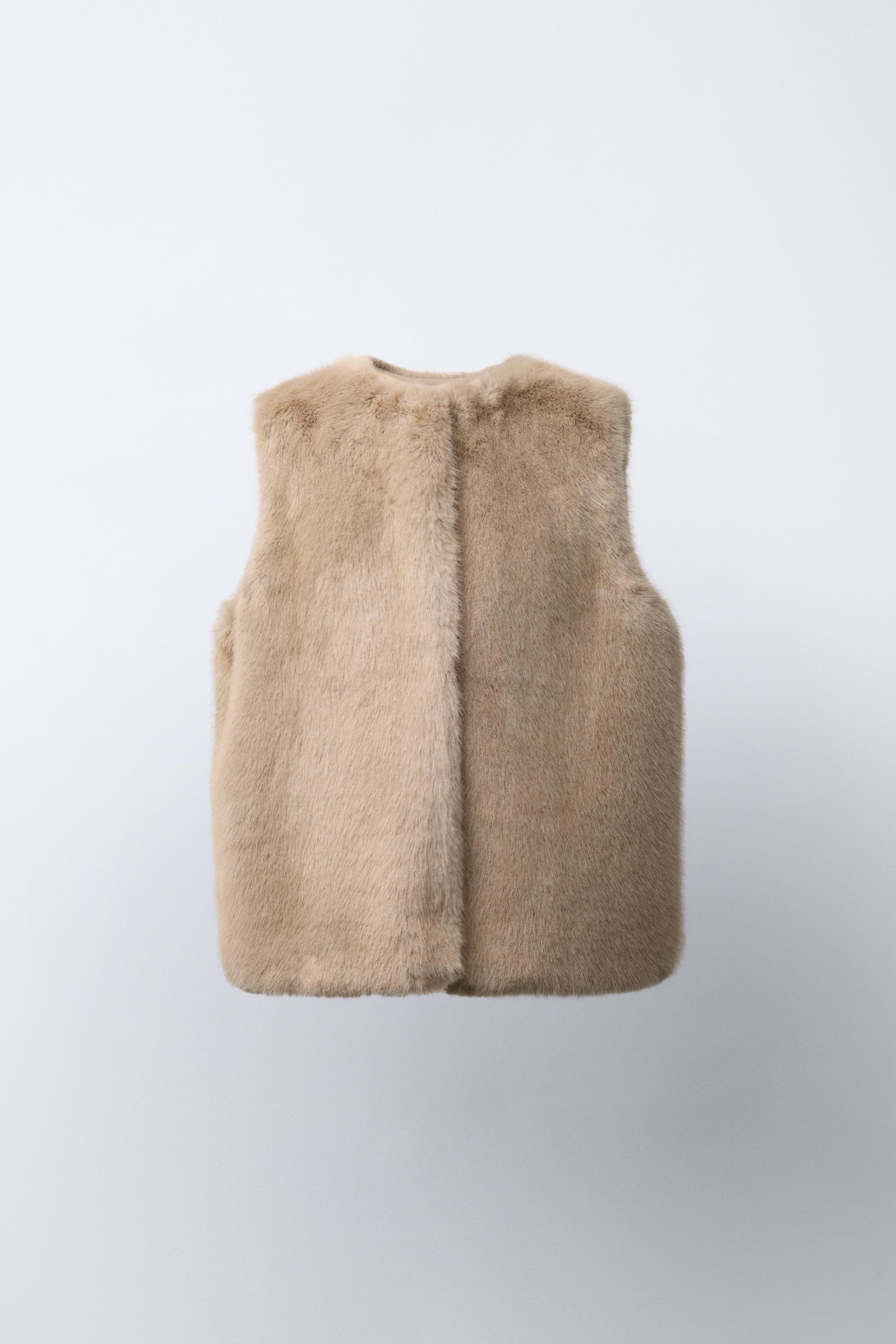 FAUX FUR VEST